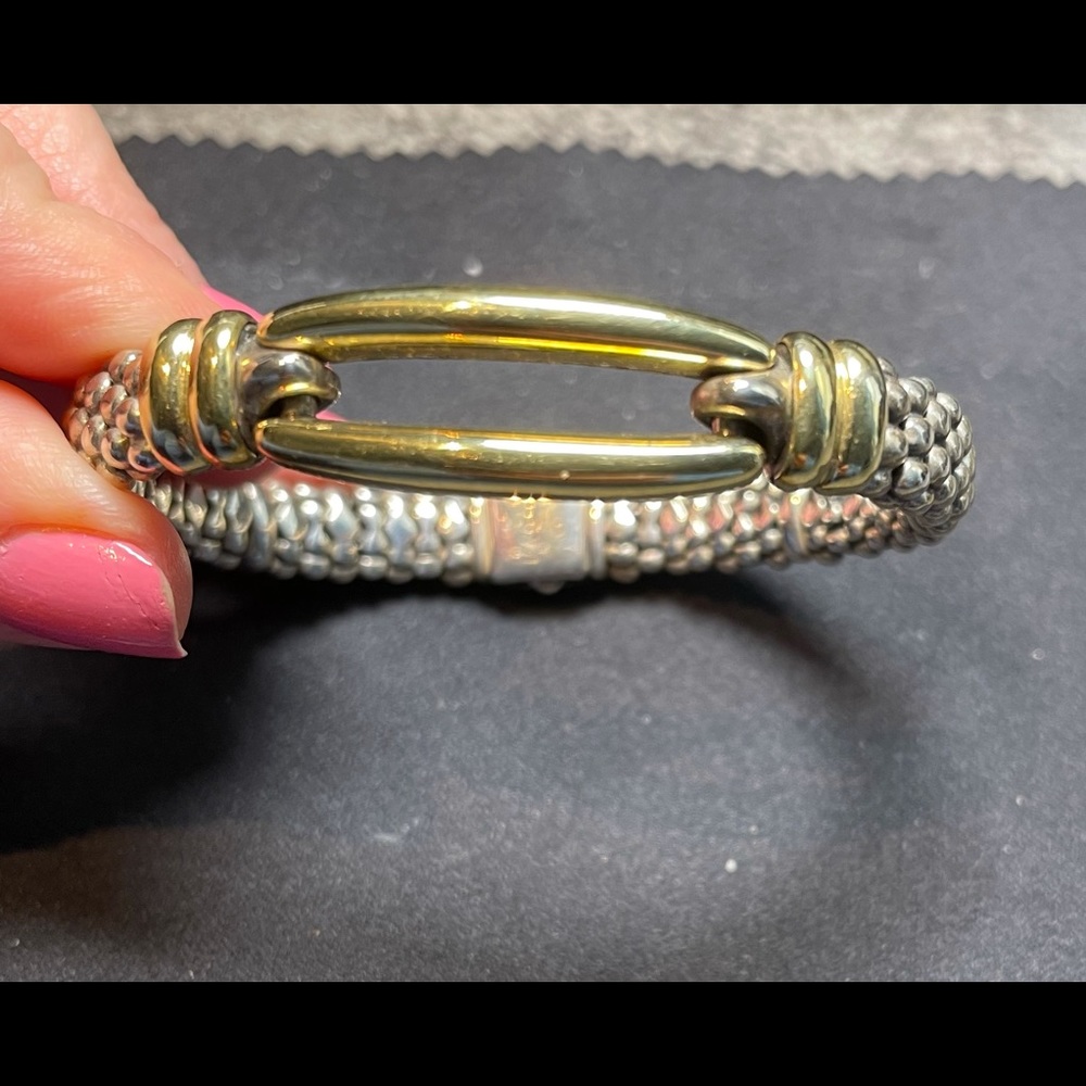 LAGOS Caviar 925 Silver/Gold bracelet